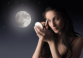 A lua e seus mitos de beleza