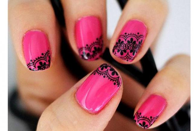 Os 7 melhores nail art em rosa!