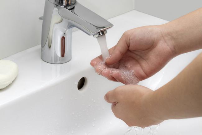 A importância de lavar as mãos