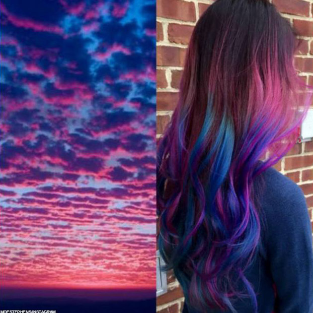 8 estilos cativantes de Sunset Hair para te inspirar
