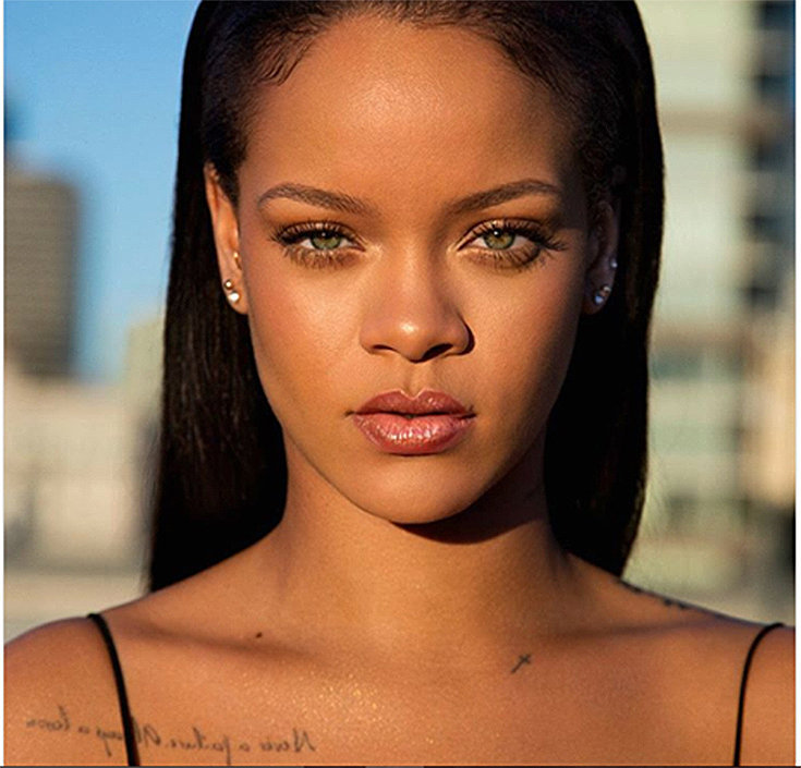 Nova linha de maquiagem da Rihanna